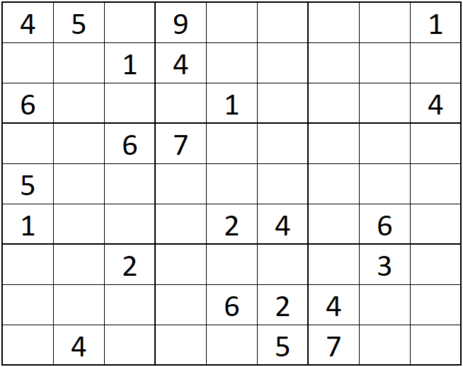 Sudoku 9x9 deals